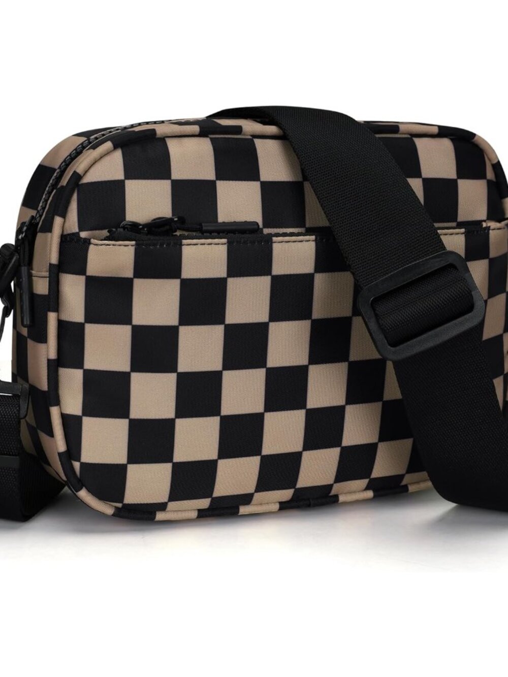 Small Checkered Crossbody Bag for Women Cute Purses Trendy Shoulder Handbags Wid